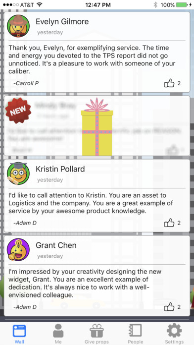 propsHR - Employee Recognition screenshot 2
