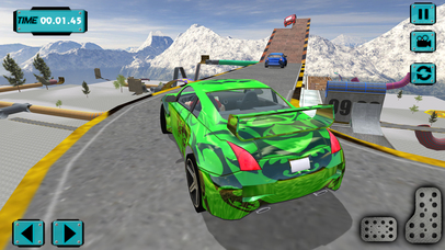 Super Climb Racing Stunts Car: Real Wanted Screenshot on iOS