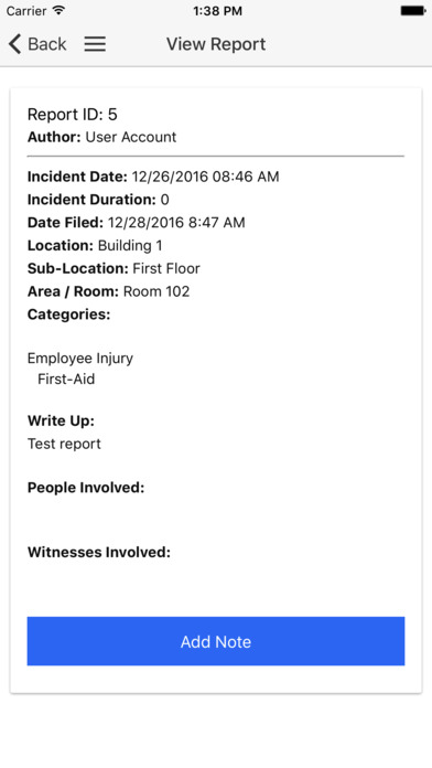 Incident Tracker screenshot 3