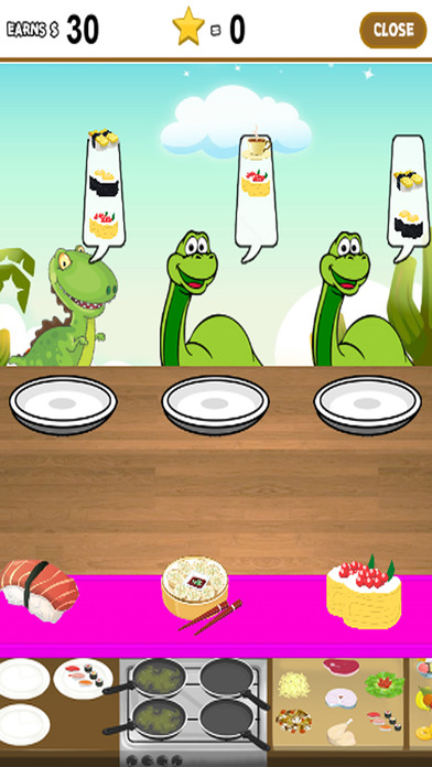 Dinosaur Games And Japan Restaurant Games screenshot 2
