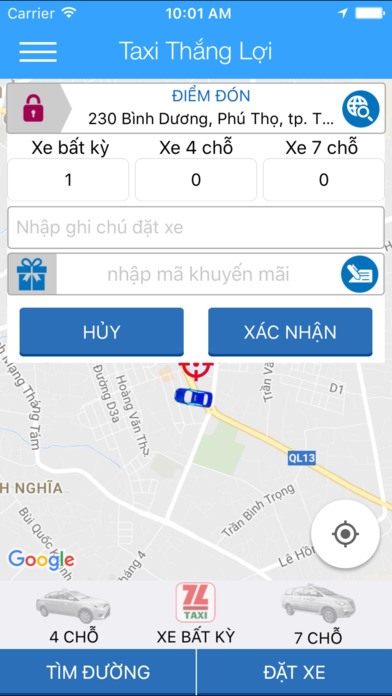 Taxi Thắng Lợi screenshot 4