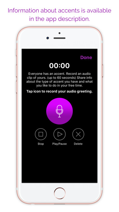 HearMyAccent - Dating App with Talking Photos screenshot 2