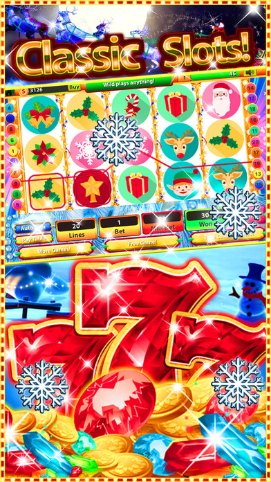Lucky casino: Free Merry Chrismas SLOTS game screenshot 4