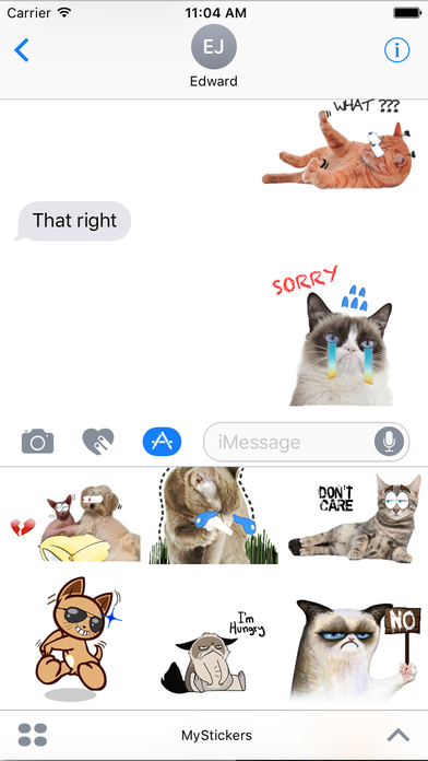 CatSticker - Cat Emoji for iMessage screenshot 4