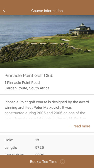 Pinnacle Point Golf Club screenshot 2