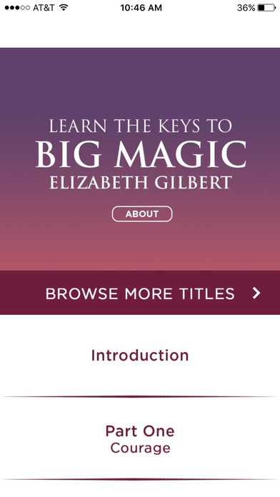 Big Magic - Elizabeth Gilbert Meditation Audiobook screenshot 2