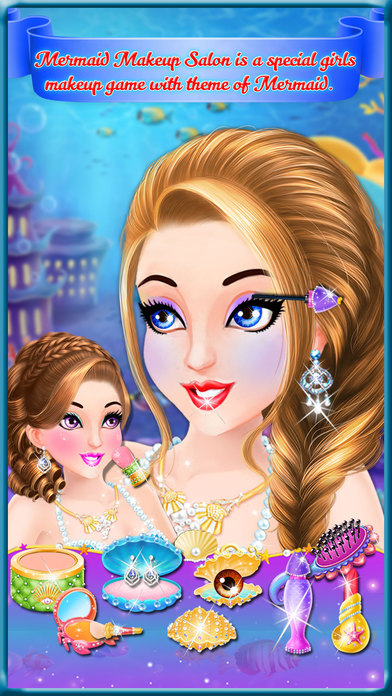 Mermaid Spa Salon Makeover Girls Game screenshot 3