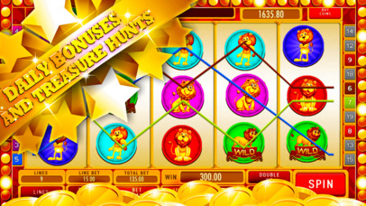 Fierce Slot Machine: Gain the great big lion bonus screenshot 3