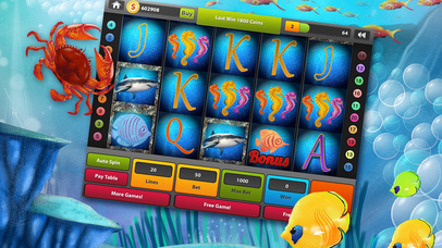 Slots - Huge Aquarium Casino Slots Machines screenshot 2