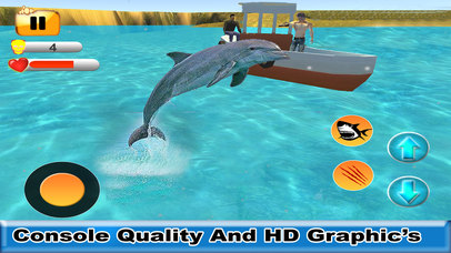 Sea Shark Attack : Eat Swimmers To Complete Level screenshot 4