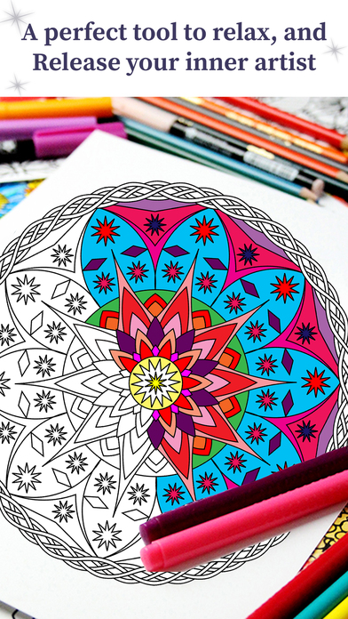 Coloring Book For Adults - Paisleys Edition screenshot 2