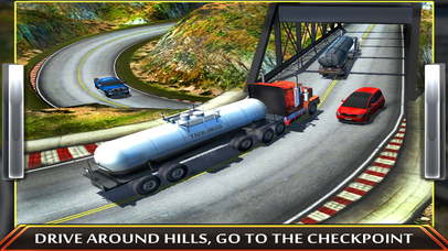 Hill Road - Oil Truckers Simulator screenshot 2