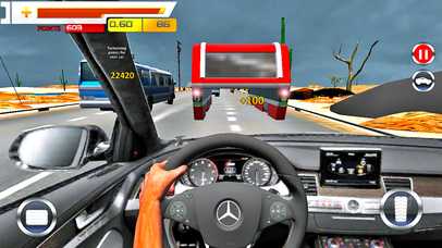 Snow Car Mania :  Pro Racing Game screenshot 4