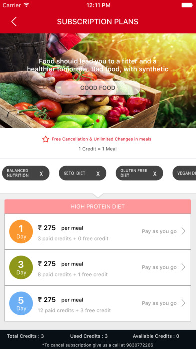 Liveat - Health food delivery screenshot 2