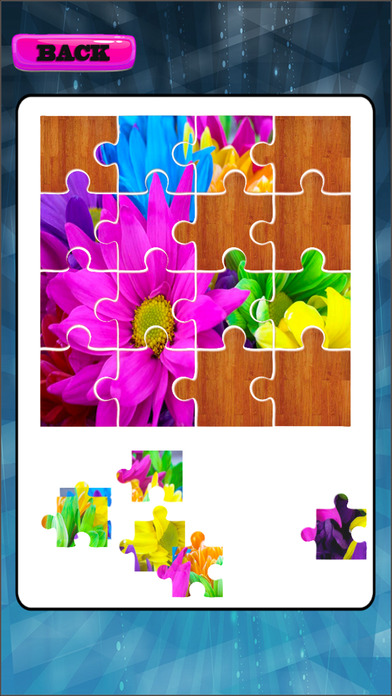 Jigsaw puzzle match flower app screenshot 2