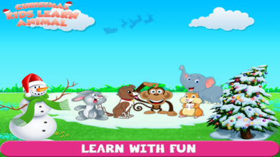 Christmas Kids Game Learn Animal Name screenshot 3