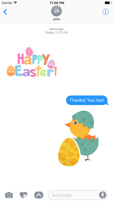 A Very Happy Easter - Cute Easter Stickers screenshot 3