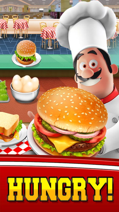 Food Cafe Kitchen Chef : Cooking Maker kids Games screenshot 2