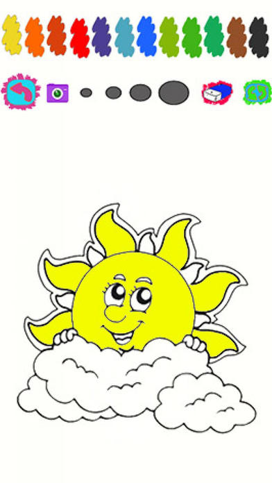 Kids Game Sun Coloring Version screenshot 3