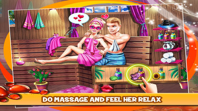 Elsa At Sauna Flirting - Romance & Kissing screenshot 3