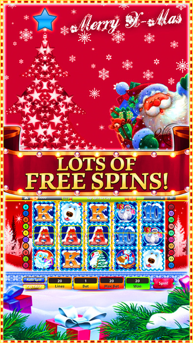 AAA HD Merry Christmas Santa Slots Machine screenshot 3