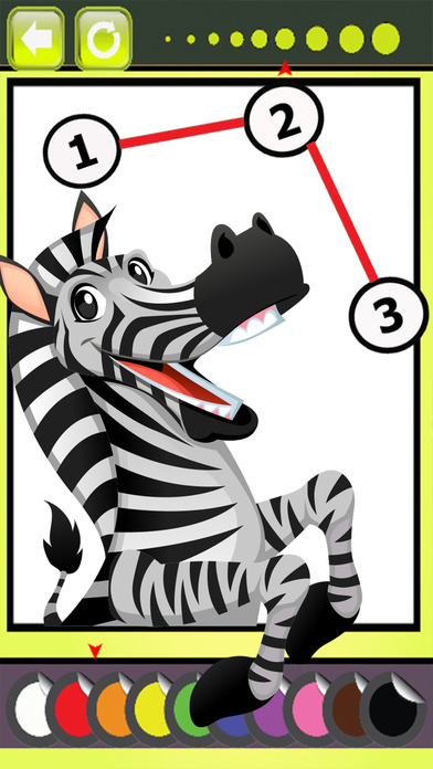 Animals Dot To Dot:finger paint for kids fun games screenshot 2