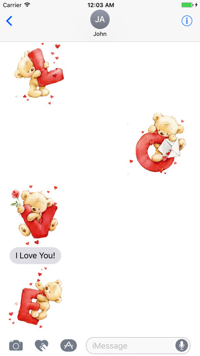 St.Valentine, Love, Cute Bears screenshot 4
