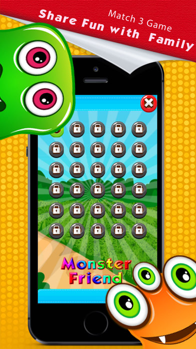 Monster Crush Match 3 Puzzle Game screenshot 2
