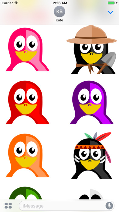 Fresh Penguins Stickers screenshot 3
