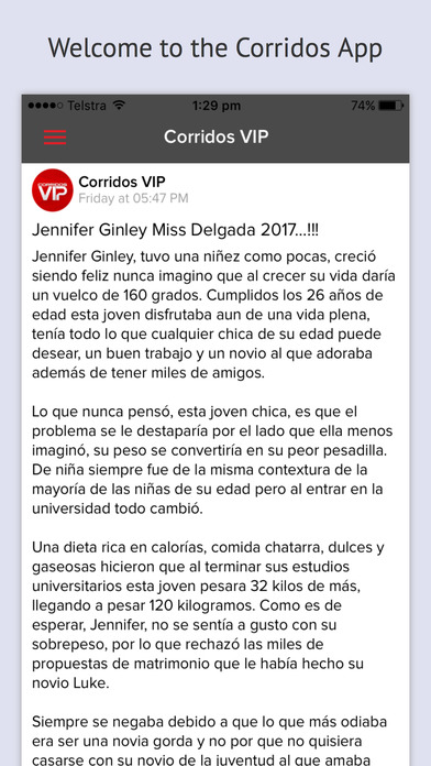 Corridos VIP screenshot 2