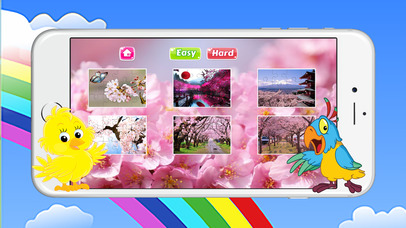 Sakura Japanese Flower Jigsaw Sliding Box for Kids screenshot 3