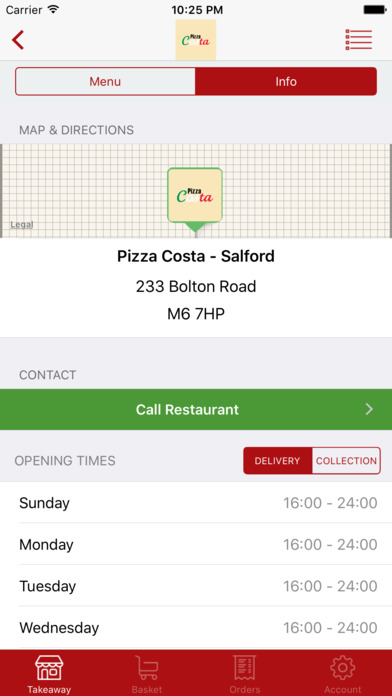 Pizza Costa - Salford screenshot 3
