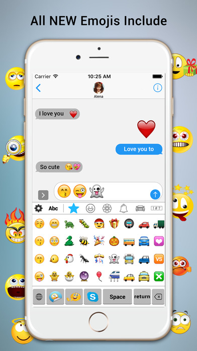 Anymoji Emoji Free – Emoticons Art and Cool Fonts screenshot 2