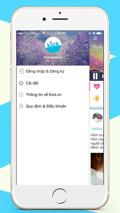 Kick.vn - Chia Sẻ Tâm Sự screenshot 4