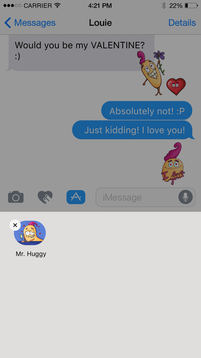 Mr Huggy Stickers screenshot 2