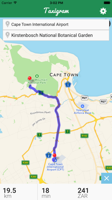 Cape Town Taxigram Taximeter and Taxi Guide screenshot 3