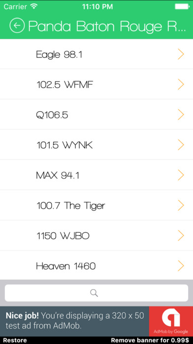 Panda Baton Rouge Radio - Best Top Stations FM/AM screenshot 2