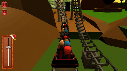 Drive Christmas Santa Banta Roller Coaster 3D screenshot 4