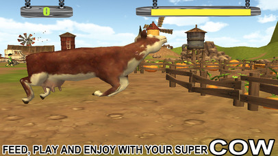Farm Animal Cow Endless Race screenshot 2