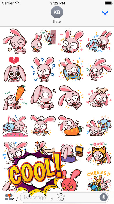 Pinky Bunny Cute screenshot 3