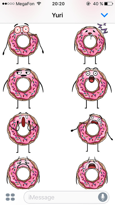 Donuts - Cute stickers screenshot 4