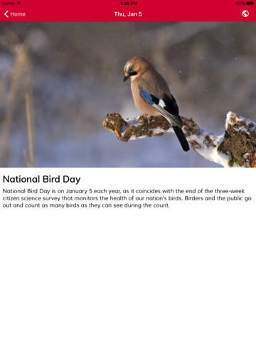 National Calendar App screenshot 2
