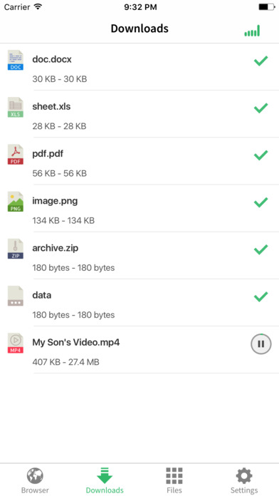 Turbo - Web Browser and Private File Manager screenshot 2