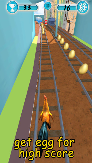 Farm Rooster Run: Animal Escape Endless Game screenshot 2
