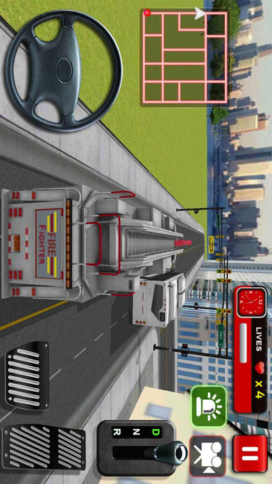 3D 911 Fire Rescue Truck Driver Simulator screenshot 3