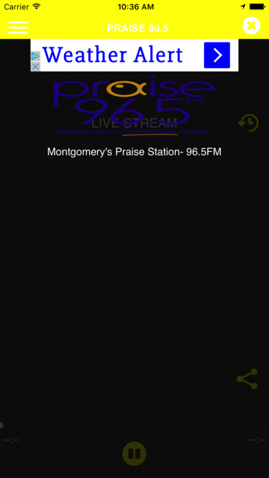Praise 96.5 Radio screenshot 3