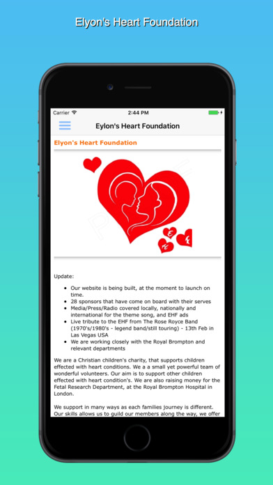Elyons Heart Foundation screenshot 3
