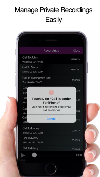 Call Recording - Phone Calls Recorder For iPhone screenshot 2