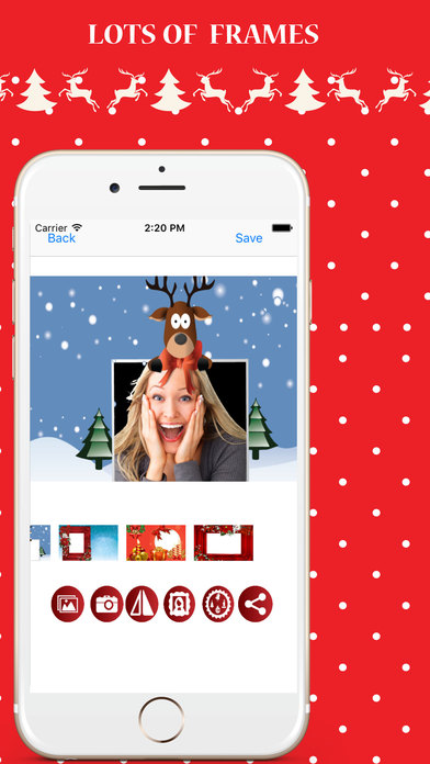 Christmas Photo Frames - Santa Stickers screenshot 3