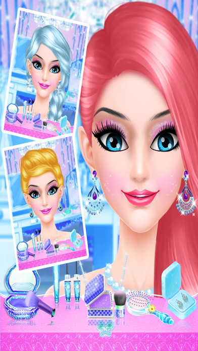 Ice Princess makeup salon : dress-up Parlor screenshot 3